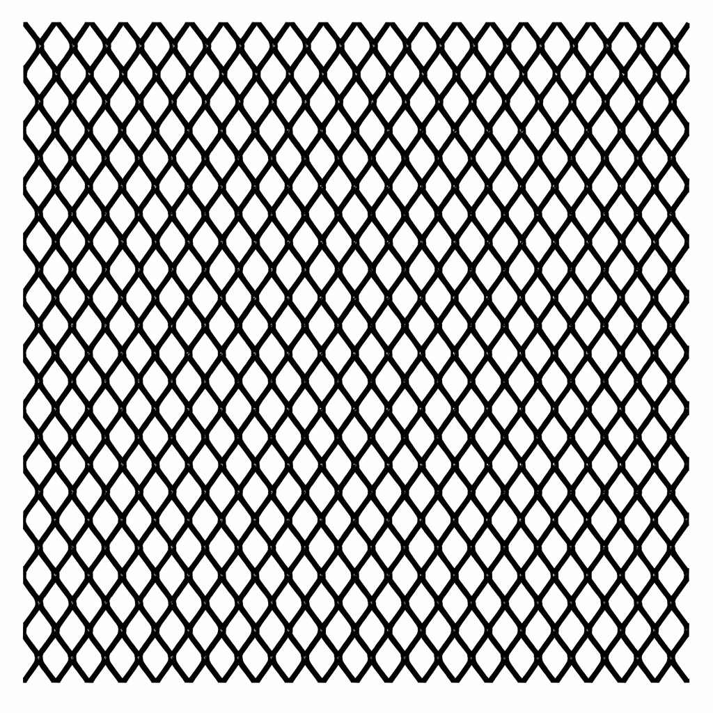 Material desplegado industrial rombo B
